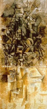  cubism - Man with the mandolin 3 1911 cubism Pablo Picasso